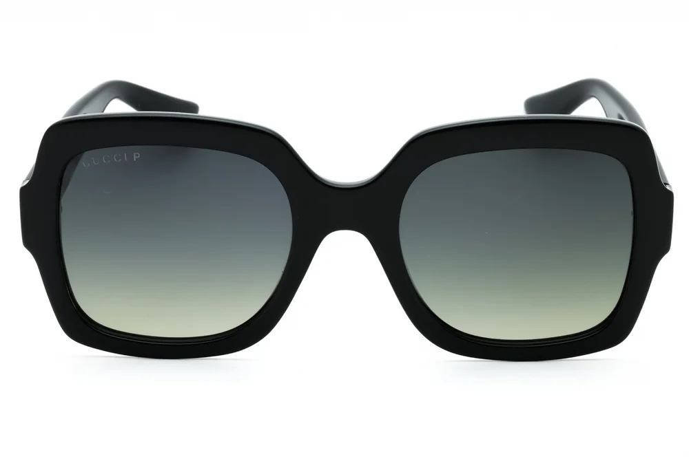 NWT Gucci GG1337S-002 Black Rectangular 54mm Sunglasses